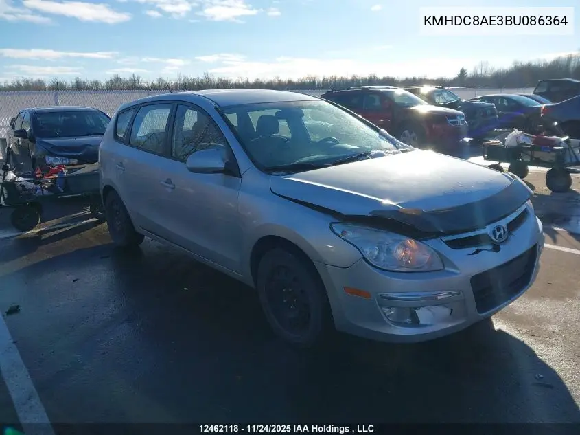 KMHDC8AE3BU086364 2011 Hyundai Elantra Touring Gls/Se