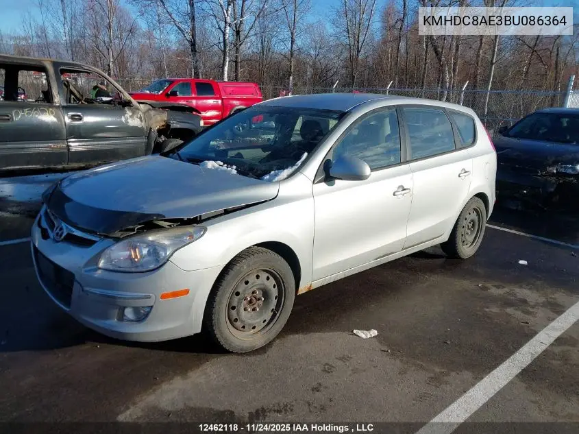 KMHDC8AE3BU086364 2011 Hyundai Elantra Touring Gls/Se