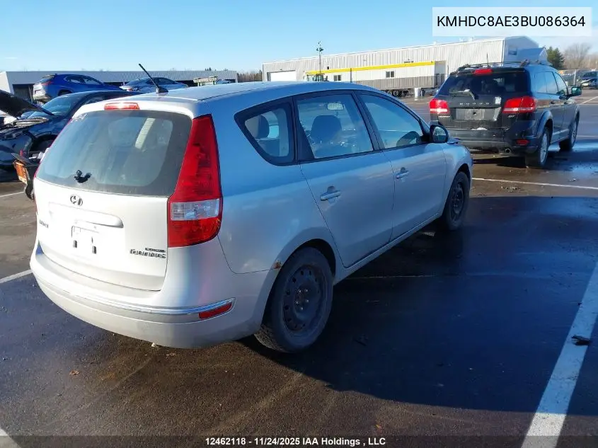 KMHDC8AE3BU086364 2011 Hyundai Elantra Touring Gls/Se
