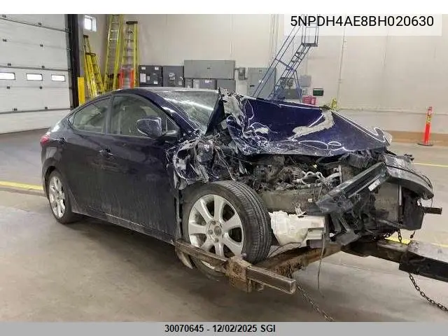 5NPDH4AE8BH020630 2011 Hyundai Elantra Gls/Limited