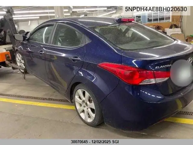 5NPDH4AE8BH020630 2011 Hyundai Elantra Gls/Limited