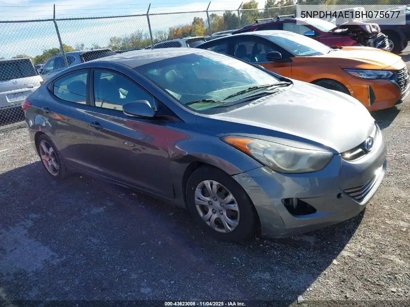 5NPDH4AE1BH075677 2011 Hyundai Elantra Limited