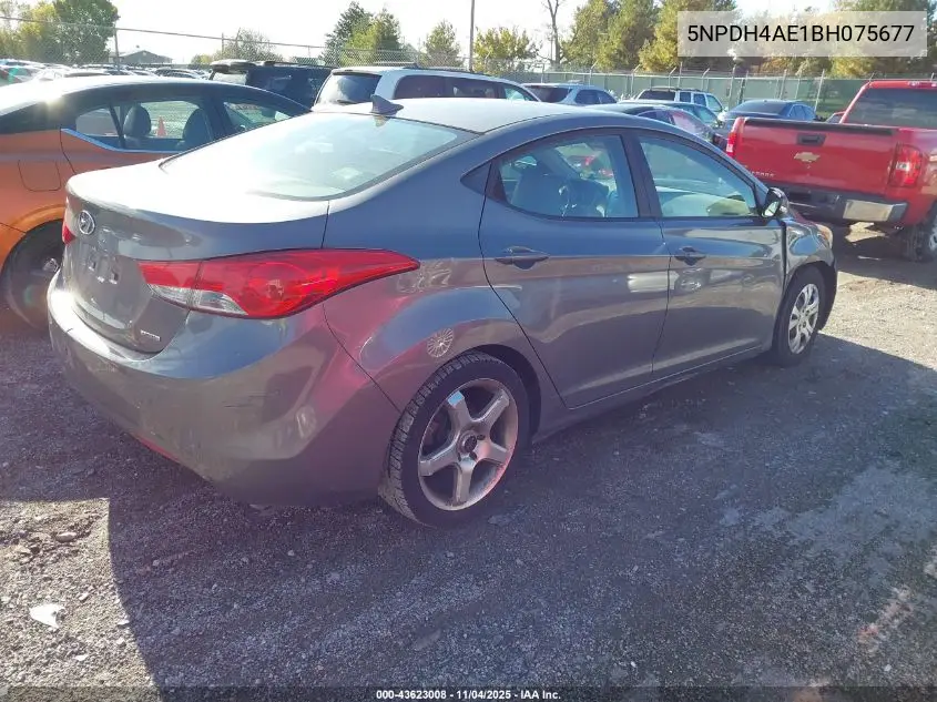 5NPDH4AE1BH075677 2011 Hyundai Elantra Limited