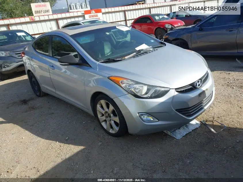 5NPDH4AE1BH055946 2011 Hyundai Elantra Limited