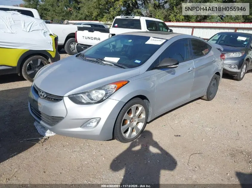 5NPDH4AE1BH055946 2011 Hyundai Elantra Limited