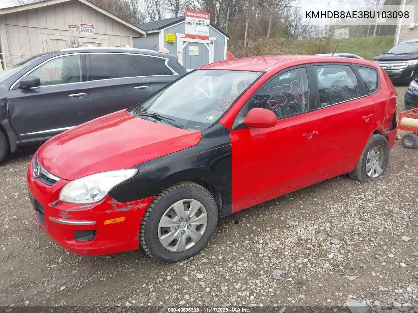 KMHDB8AE3BU103098 2011 Hyundai Elantra Touring Gls
