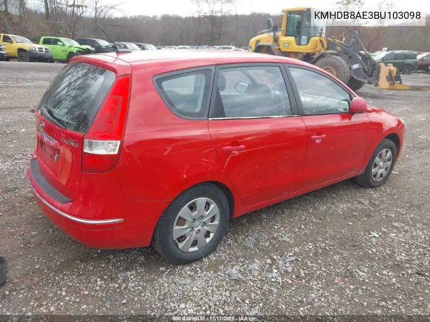 KMHDB8AE3BU103098 2011 Hyundai Elantra Touring Gls