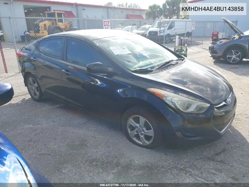 KMHDH4AE4BU143858 2011 Hyundai Elantra Gls (Ulsan Plant)