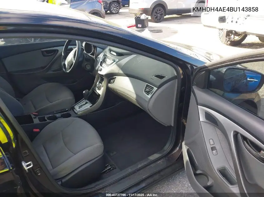 KMHDH4AE4BU143858 2011 Hyundai Elantra Gls (Ulsan Plant)