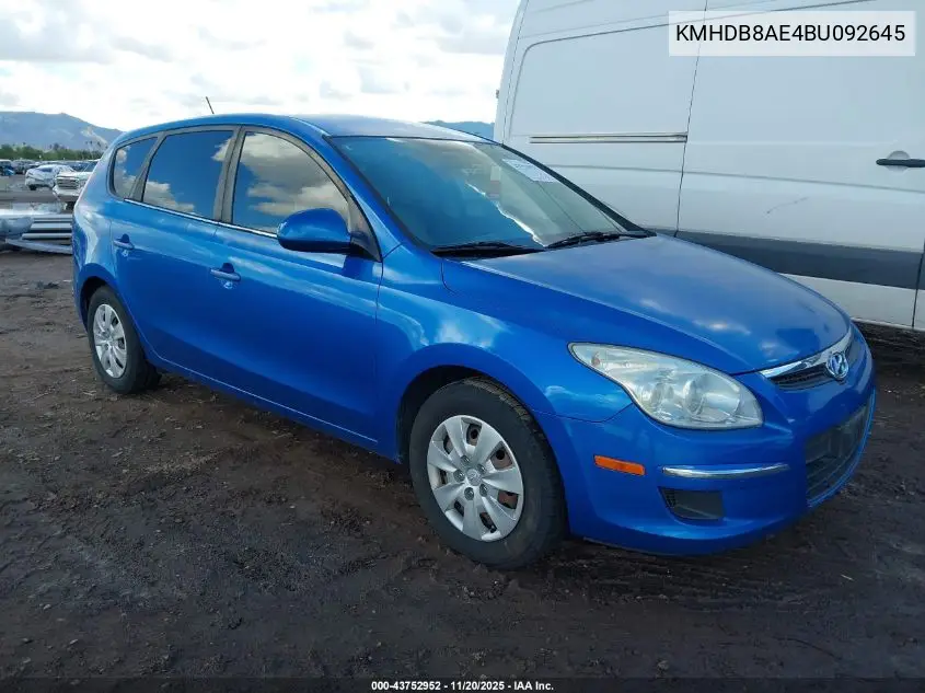 KMHDB8AE4BU092645 2011 Hyundai Elantra Touring Gls
