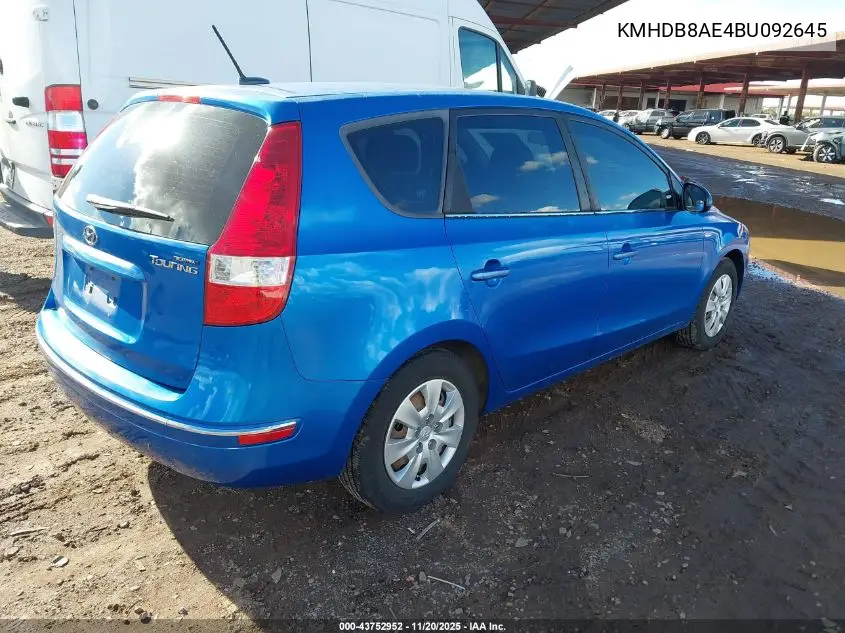 KMHDB8AE4BU092645 2011 Hyundai Elantra Touring Gls