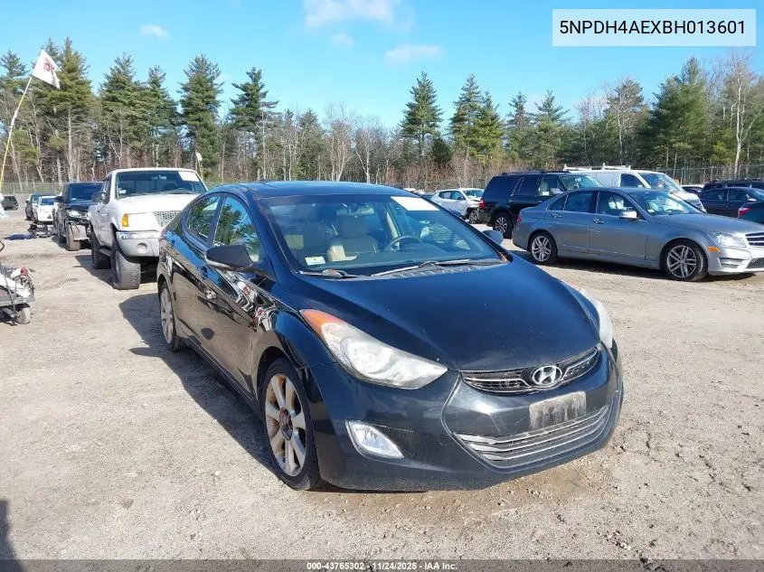 5NPDH4AEXBH013601 2011 Hyundai Elantra Limited