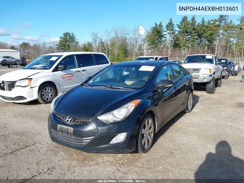 5NPDH4AEXBH013601 2011 Hyundai Elantra Limited