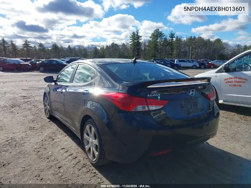 5NPDH4AEXBH013601 2011 Hyundai Elantra Limited