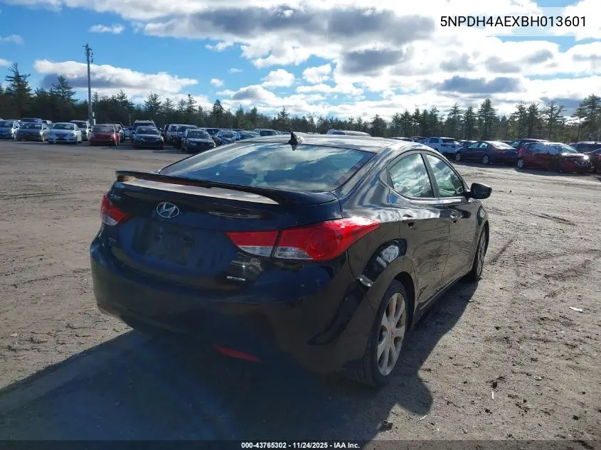 5NPDH4AEXBH013601 2011 Hyundai Elantra Limited