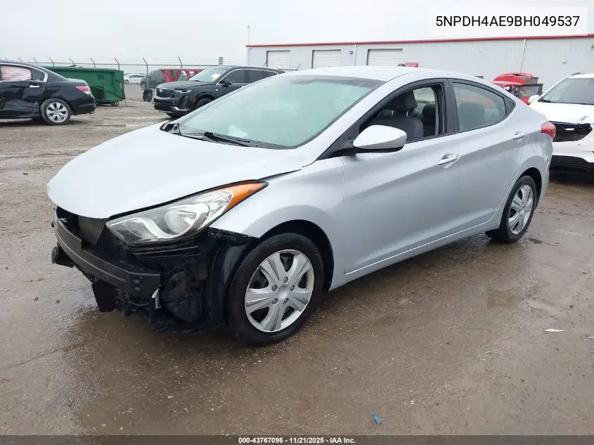 5NPDH4AE9BH049537 2011 Hyundai Elantra Gls