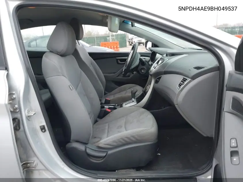 5NPDH4AE9BH049537 2011 Hyundai Elantra Gls