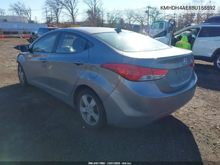 KMHDH4AE8BU155592 2011 Hyundai Elantra Gls (Ulsan Plant)