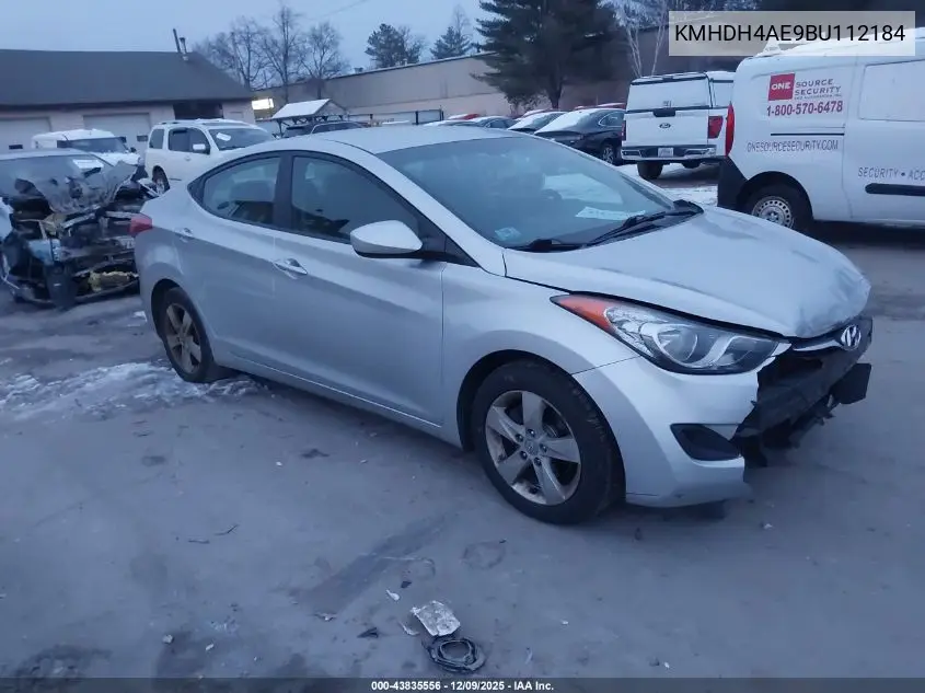 KMHDH4AE9BU112184 2011 Hyundai Elantra Gls (Ulsan Plant)