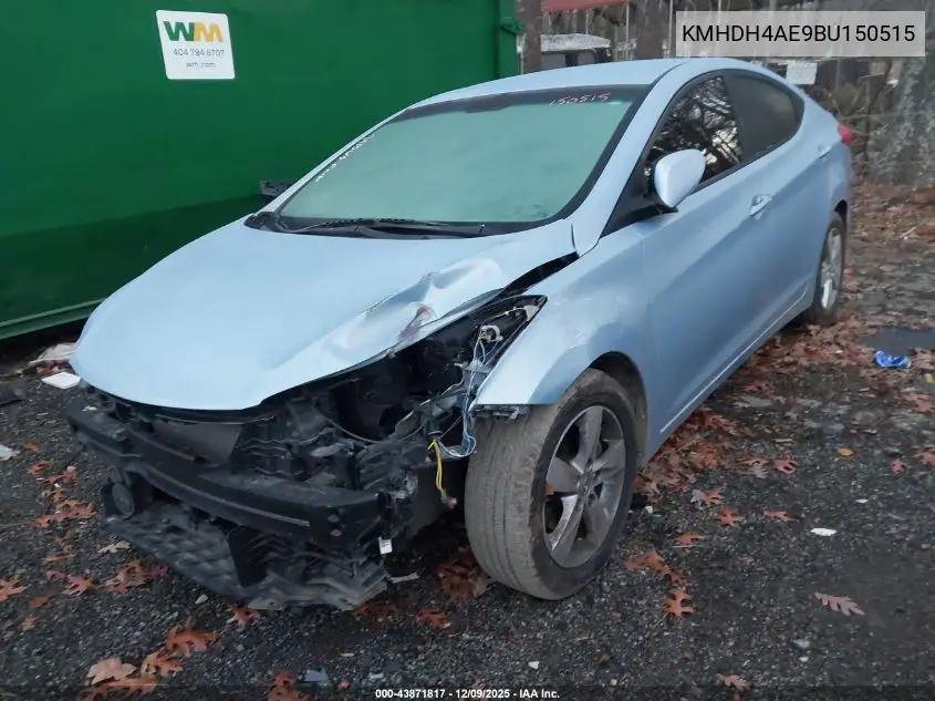KMHDH4AE9BU150515 2011 Hyundai Elantra Gls (Ulsan Plant)