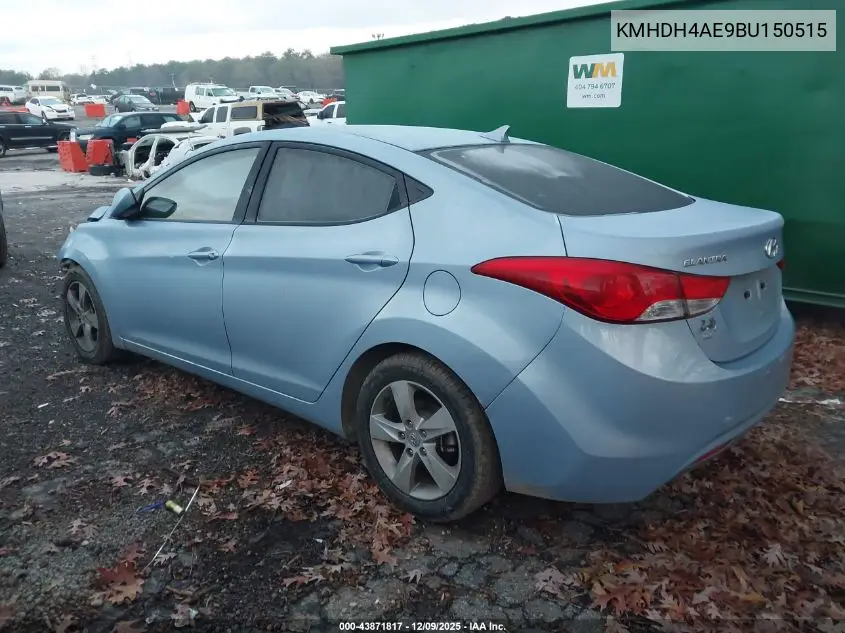 KMHDH4AE9BU150515 2011 Hyundai Elantra Gls (Ulsan Plant)