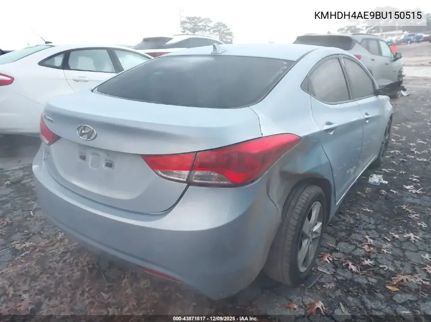 KMHDH4AE9BU150515 2011 Hyundai Elantra Gls (Ulsan Plant)