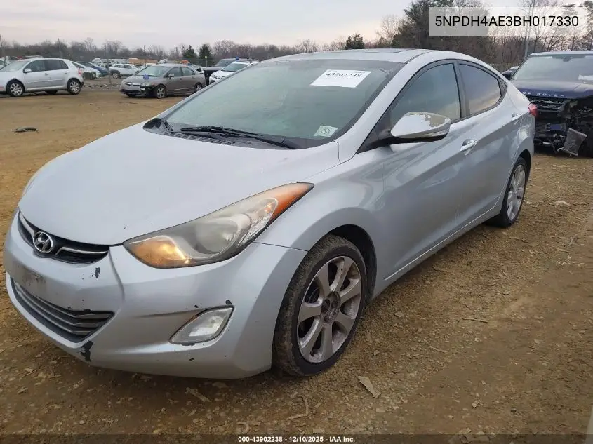 5NPDH4AE3BH017330 2011 Hyundai Elantra Limited
