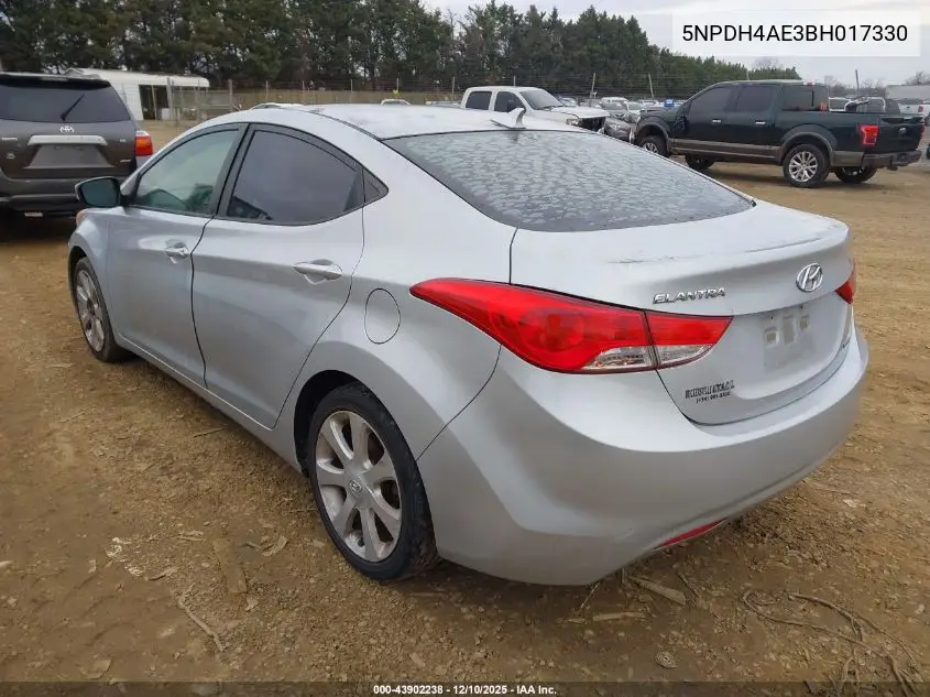 5NPDH4AE3BH017330 2011 Hyundai Elantra Limited