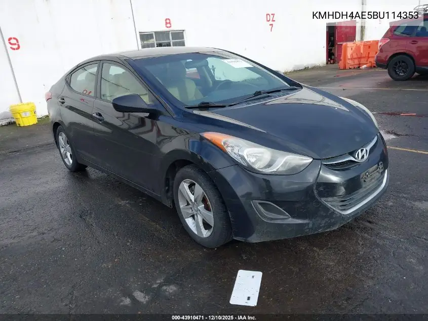 KMHDH4AE5BU114353 2011 Hyundai Elantra Gls (Ulsan Plant)