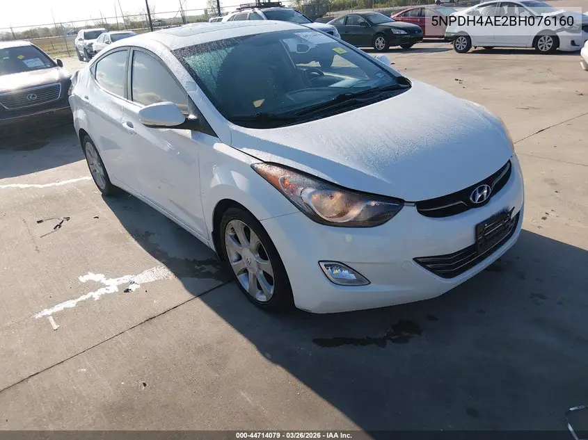 5NPDH4AE2BH076160 2011 Hyundai Elantra Limited