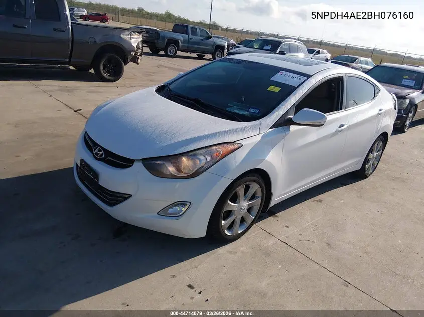 5NPDH4AE2BH076160 2011 Hyundai Elantra Limited