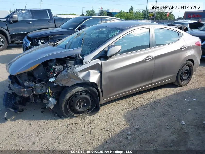 5NPDH4AE7CH145202 2012 Hyundai Elantra Gls/Limited