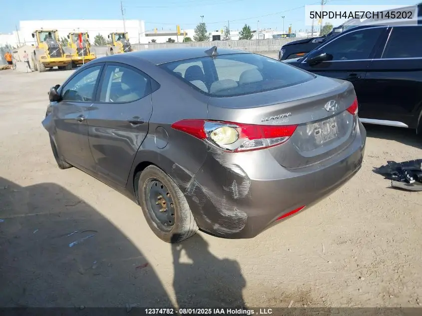 5NPDH4AE7CH145202 2012 Hyundai Elantra Gls/Limited