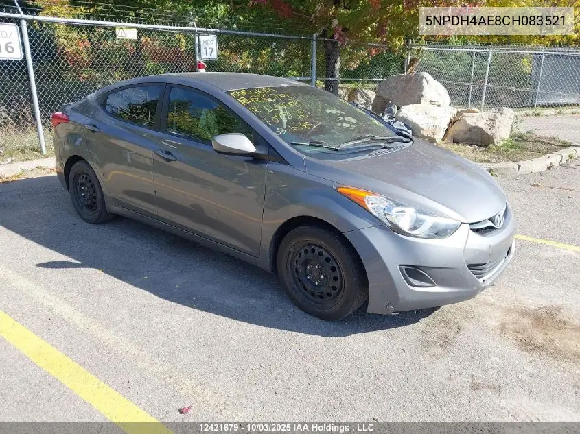 5NPDH4AE8CH083521 2012 Hyundai Elantra Gls/Limited