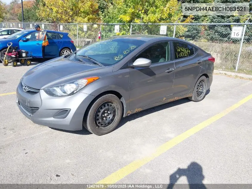 5NPDH4AE8CH083521 2012 Hyundai Elantra Gls/Limited
