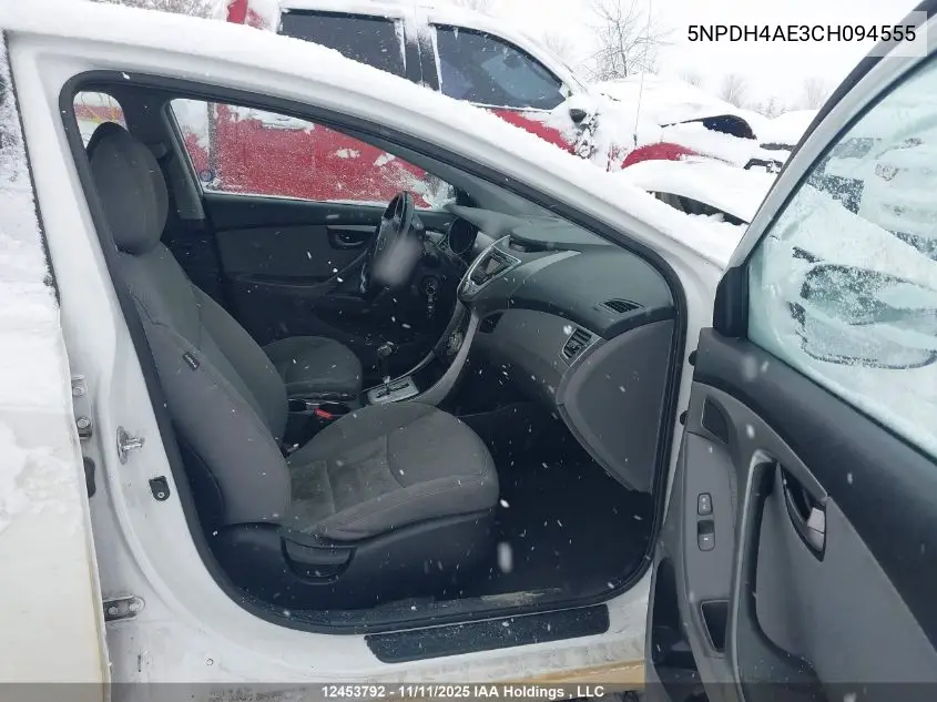 5NPDH4AE3CH094555 2012 Hyundai Elantra Gls