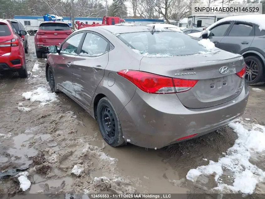 5NPDH4AE0CH146529 2012 Hyundai Elantra Gls/Limited