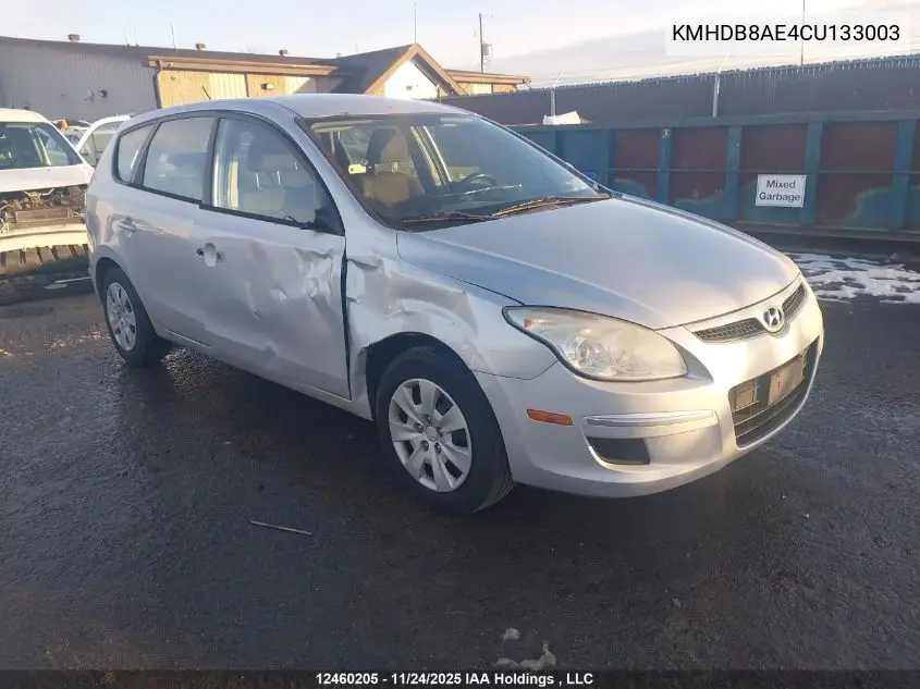 KMHDB8AE4CU133003 2012 Hyundai Elantra Touring Gl/Gls/Gls Sport/L
