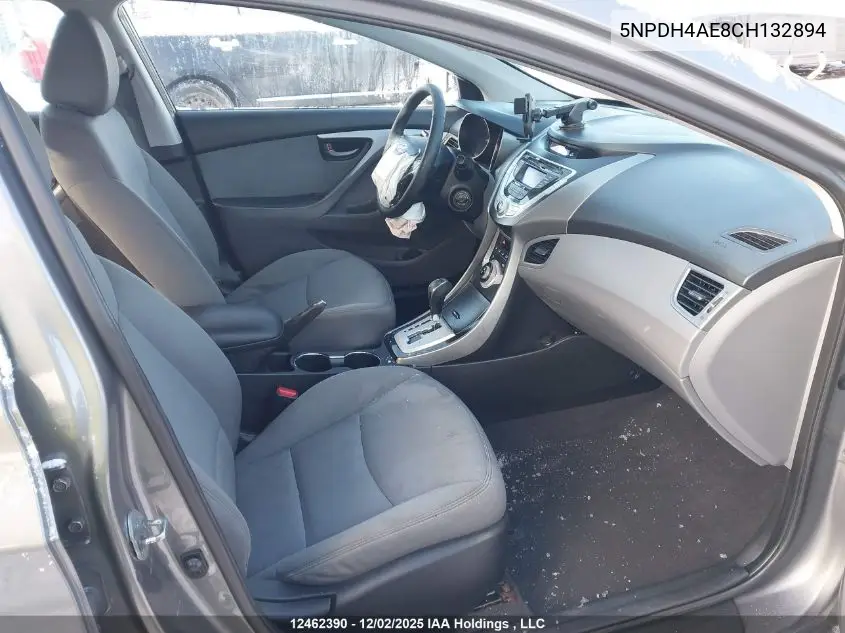 5NPDH4AE8CH132894 2012 Hyundai Elantra Gls