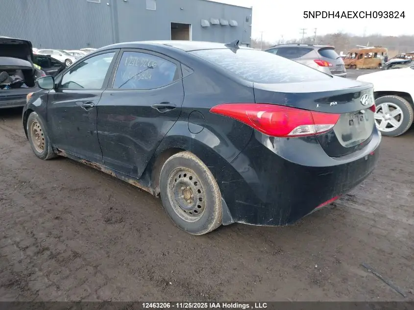 5NPDH4AEXCH093824 2012 Hyundai Elantra Gls/Limited