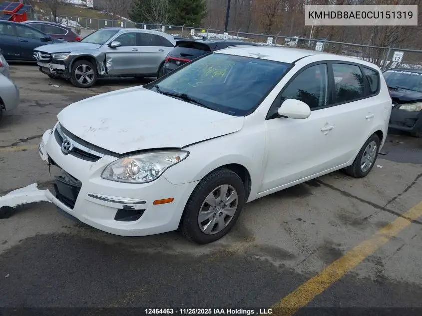 KMHDB8AE0CU151319 2012 Hyundai Elantra Touring Gls