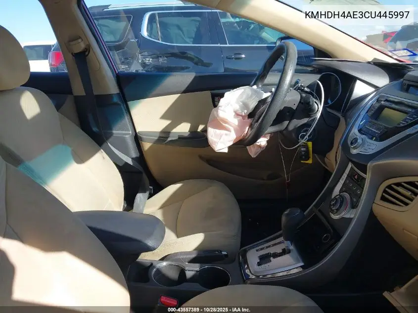 KMHDH4AE3CU445997 2012 Hyundai Elantra Gls (Ulsan Plant)