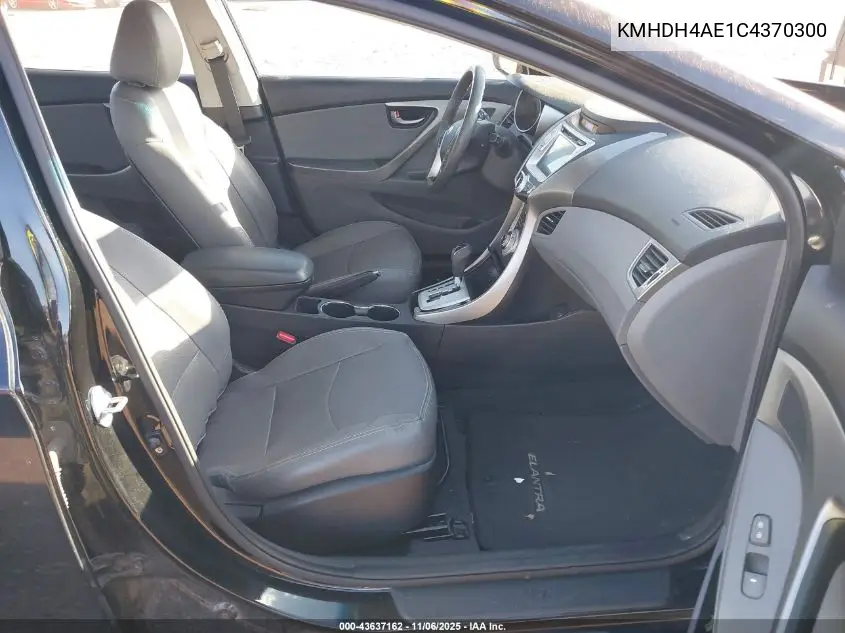 KMHDH4AE1C4370300 2012 Hyundai Elantra Gls (Ulsan Plant)/Limited (Ulsan Plant)