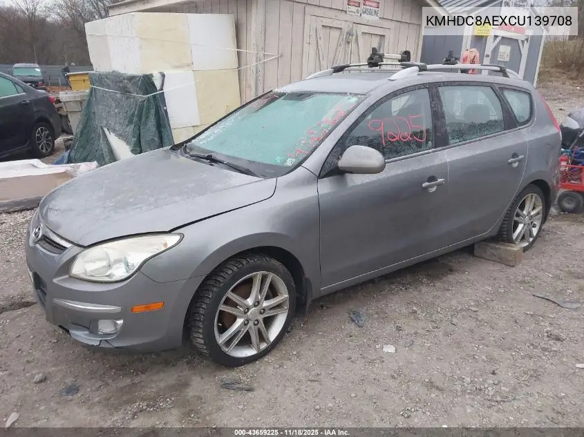 KMHDC8AEXCU139708 2012 Hyundai Elantra Touring Se