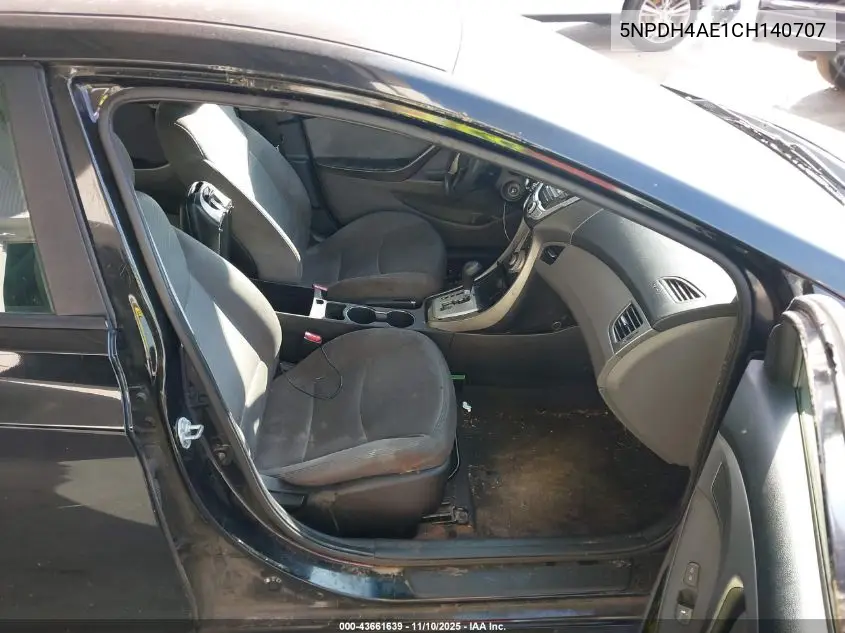 5NPDH4AE1CH140707 2012 Hyundai Elantra Gls