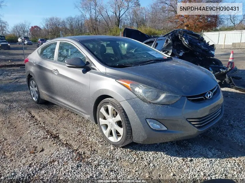 5NPDH4AE9CH090431 2012 Hyundai Elantra Limited