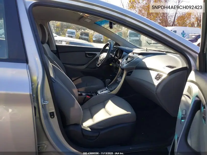5NPDH4AE9CH092423 2012 Hyundai Elantra Gls