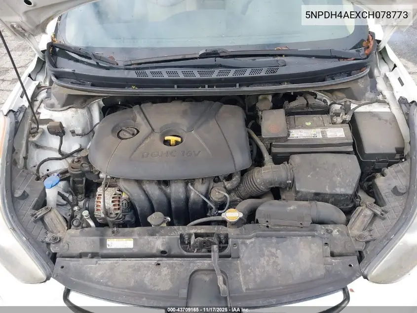 5NPDH4AEXCH078773 2012 Hyundai Elantra Gls