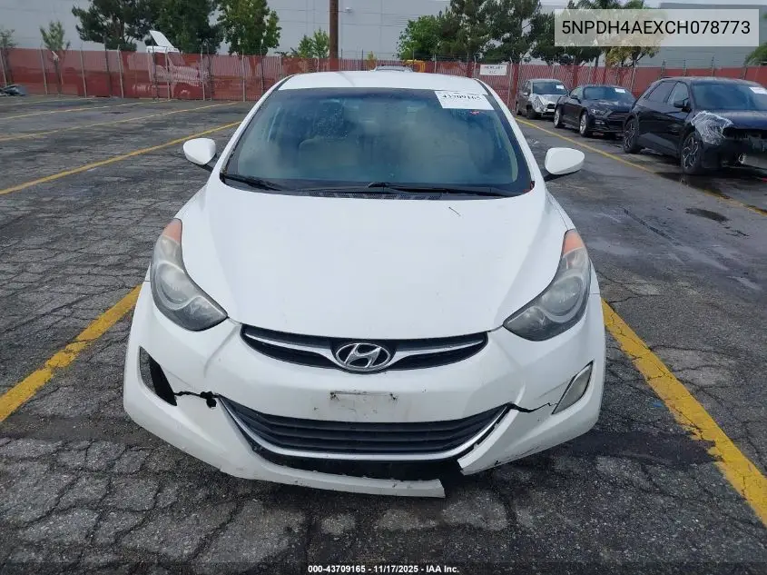 5NPDH4AEXCH078773 2012 Hyundai Elantra Gls