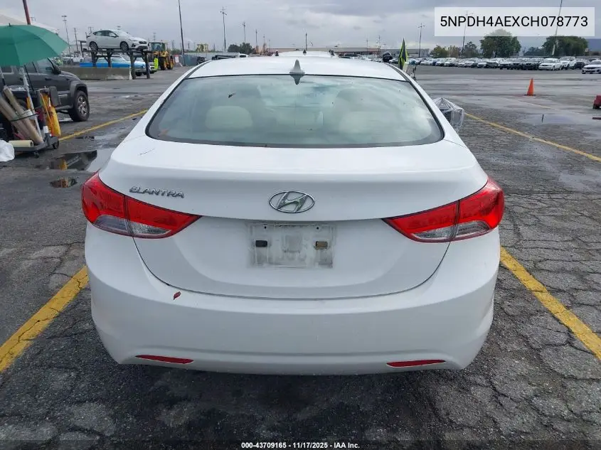 5NPDH4AEXCH078773 2012 Hyundai Elantra Gls